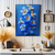 Imagem do Quadro Decorativo - Flor Azul Celestial