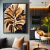 Quadro Decorativo - Elegância Natural das Folhagens Douradas - Damuvia - Quadros Decorativos com Moldura Filete