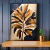 Quadro Decorativo - Elegância Natural das Folhagens Douradas - comprar online