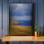 Quadro Decorativo - Harmonia da Praia e Montanhas Sob o Céu Tempestuoso na internet