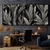 Kit 3 Quadros Decorativos - Folhagem Tropical Monocromática na internet