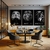 Kit 3 Quadros Decorativos - Foco Execução e Disciplina (Olho Azul) - Damuvia - Quadros Decorativos com Moldura Filete