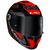 Capacete Fechado LS2 FF358 S Striker Titanium Vermelho - Central Moto Peças