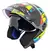 Capacete FW3 X Open Fox amarelo e azul na internet