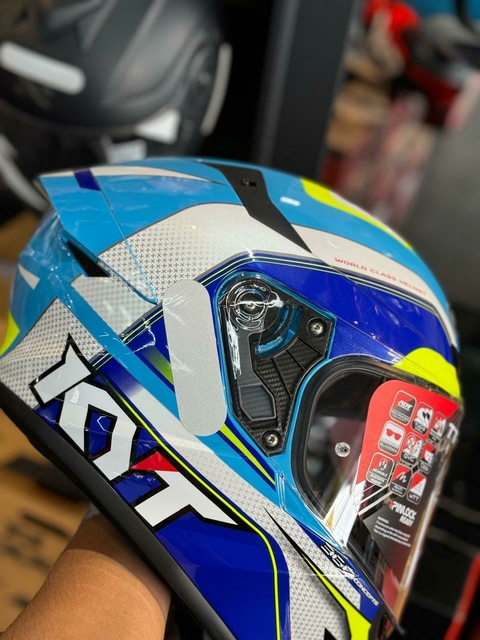 KYT TT COURSE Grand Prix White Blue