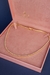 Riviera 2mm 45cm dourada - comprar online