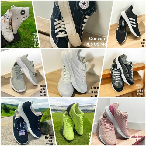 Zapatillas Adidas, Asics, Converse, New Balance, Nike, Puma, Skecher, Under Armour, Vans