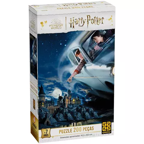 Quebra-cabeça Harry Potter 200 Peças - Grow