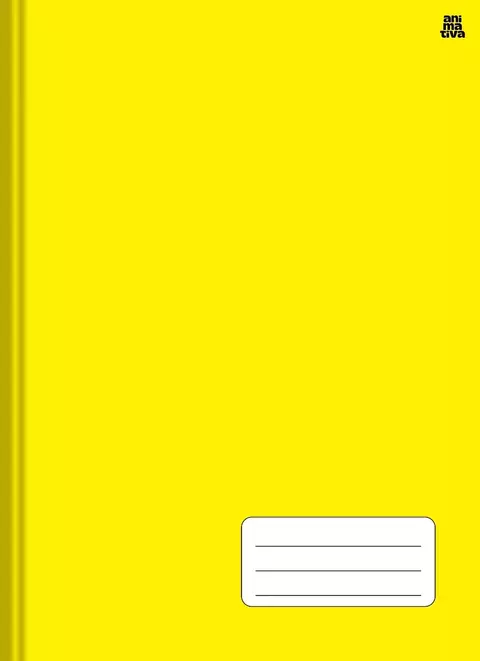 Caderno Brochurão 96F - KBOM AMARELO