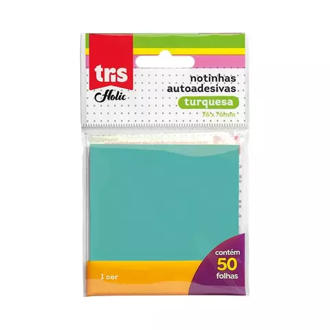 Notas Autoadesivas Holic Pop - 76m X 76mm - Turquesa - TRIS