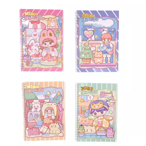 Caderno Aramado A5 Fofuras Kawai