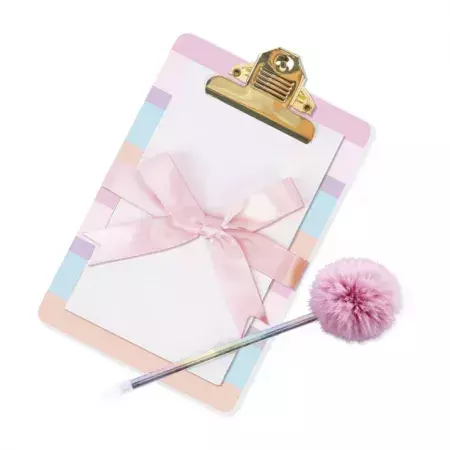 Prancheta - Cristales c/ Caneta - Animativa