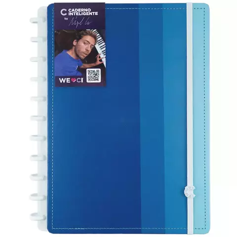 Caderno Inteligente Grande - Blue By Miguel Luz