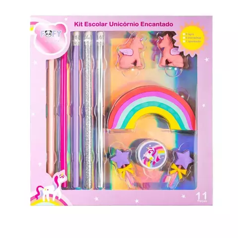 KIT ESCOLAR UNICORNIO ENCANTADO - FOFY