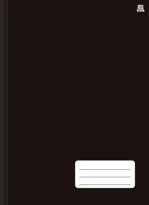 Caderno Brochura 1/4 Capa Dura 96F Kbom Preto