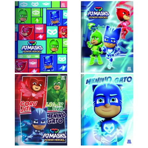 Caderno Brochurão 80F - PJ MASKS