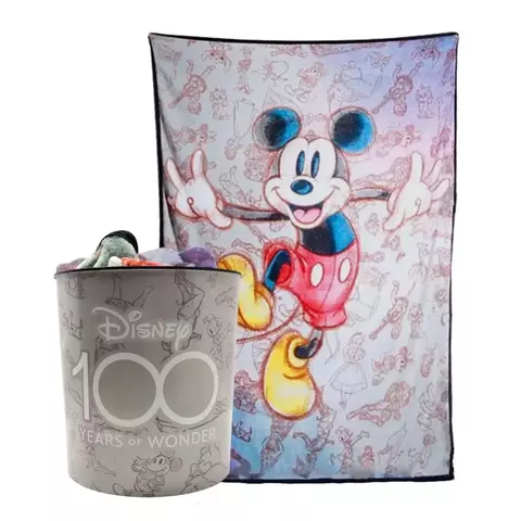 Kit Balde+Manta DISNEY 100 anos - MICKEY