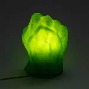 LUMINÁRIA MÃO MARVEL INCRÍVEL HULK