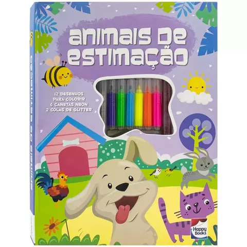 MEU ADORAVEL SUPERLIVRO DE COLORIR: ANIMAIS DE ESTIMACAO