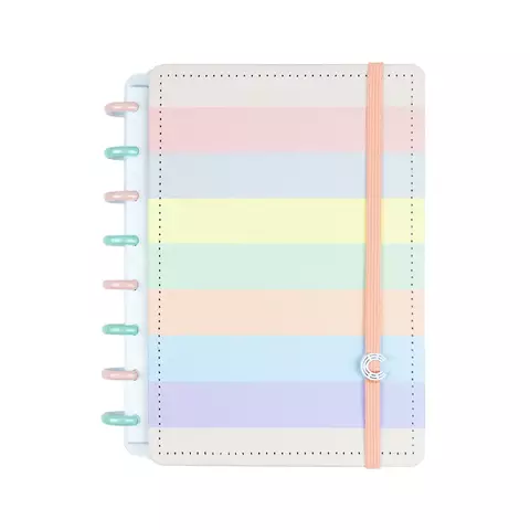 Caderno Inteligente A5 Arco-Íris Pastel
