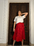 Saia Caschecouer-Bouquet Vermelho - comprar online