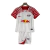 Kit Infantil Red Bull Leipzig I 23/24 - Nike - Branco com detalhes em vermelho
