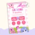 Convite Interativo Aniversário Dinossauro Baby Rosa #03 - comprar online