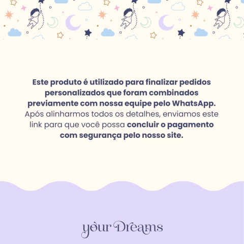 Finalização de Pedido Caderneta Personalizado – Atendimento via WhatsApp