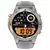 Smartwatch Brave GPS com mostrador digital, resistente à água 5ATM e mostrador em cores, exibindo dados de atividades e hora.