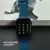 Imagem do Smartwatch N10 Slim 45mm com tela AMOLED 2.01”, mostrando o relógio com pulseira azul e mostrador de faer e receber ligações