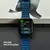 Imagem do Smartwatch N10 Slim 45mm com tela AMOLED 2.01”, mostrando o relógio com pulseira azul e tela de notificações.