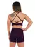Top PWRD Lari Açaí - Sereia Pele Moda Fitness