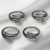 Anillo flecha con micropave. Estilo Pandora. Plata 925 (talle 6 y 7) - comprar online