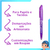 Caneta Fantasminha Para Tecido Roxo - comprar online