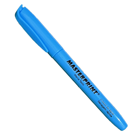 Caneta Marca Texto Masterprint MP612 Cor Azul