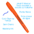 Caneta Marca Texto Masterprint MP612 Cor Laranja - comprar online