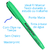 Caneta Marca Texto Masterprint MP612 Cor Verde - comprar online