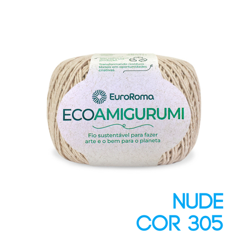 Ecoamigurumi Euroroma 160 gramas 254 mts Nude