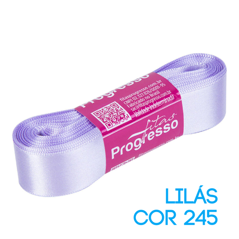Fita de Cetim Progresso Nº 05 Peça 10 mt Lilás (245)