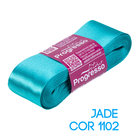 Fita de Cetim Progresso Nº 09 Peça 10 mt Jade (1102)