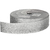 Fita Natalina Prata Lurex Sinimbu 22mm Rolo com 10 mts