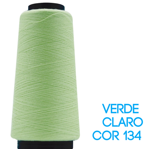 Linha P/ Costura Reta 120 Kron Cone 1500mts Verde Claro (134)