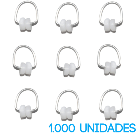Rodizio P/ Cortina de Trilho Comum Branco - 1.000 Unidades - comprar online