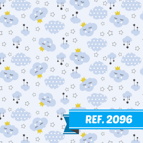 Tecido Tricoline 100% Algodão Estampado 50 Centímetros - Ref. 2096