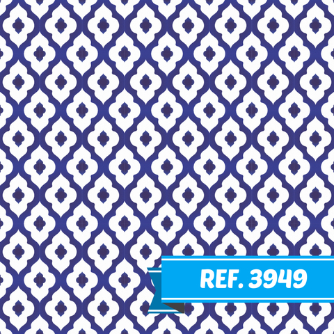 Tecido Tricoline 100% Algodão Estampado 50 Centímetros - Ref. 3949