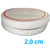 Velcro Branco Para Costura 20mm Macho e Fêmea Rolo 25 mts
