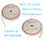 Velcro Branco Para Costura 16mm Macho e Fêmea Rolo 25 mts - comprar online