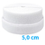 Velcro Branco Para Costura 50mm Macho e Fêmea Rolo 25 mts