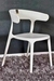 silla LUNA blanca