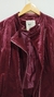 Jaqueta veludo vinho - Outfit Lover
